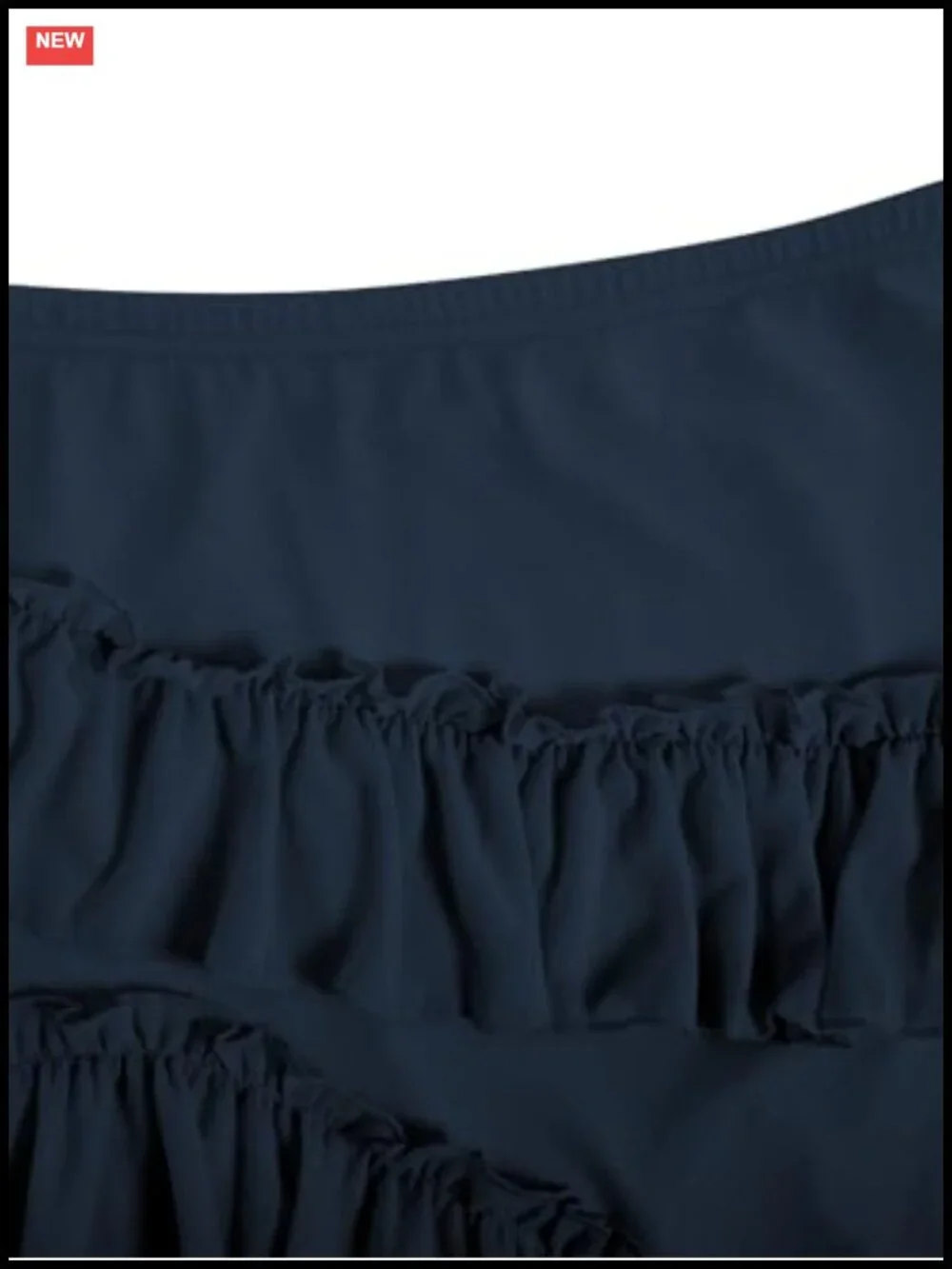 Boho Flowy Asymmetrical Ruffle Skirt with Shorts Underneath, Y2K Western